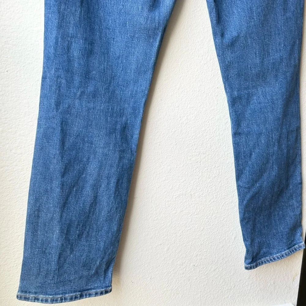 Veronica Beard Blue Alenah Slim Straight Jean in Midmorning Sun Sz 27